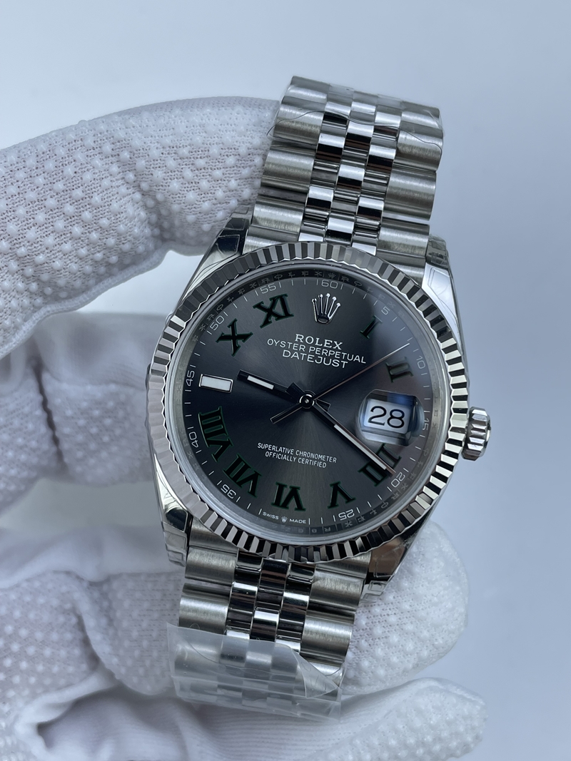 (준비완료/특급배송)NO.2957/VS공장 롤렉스 데이저스트 36MM 윔블던 로만인덱스 쥬빌레 플루티드 3235