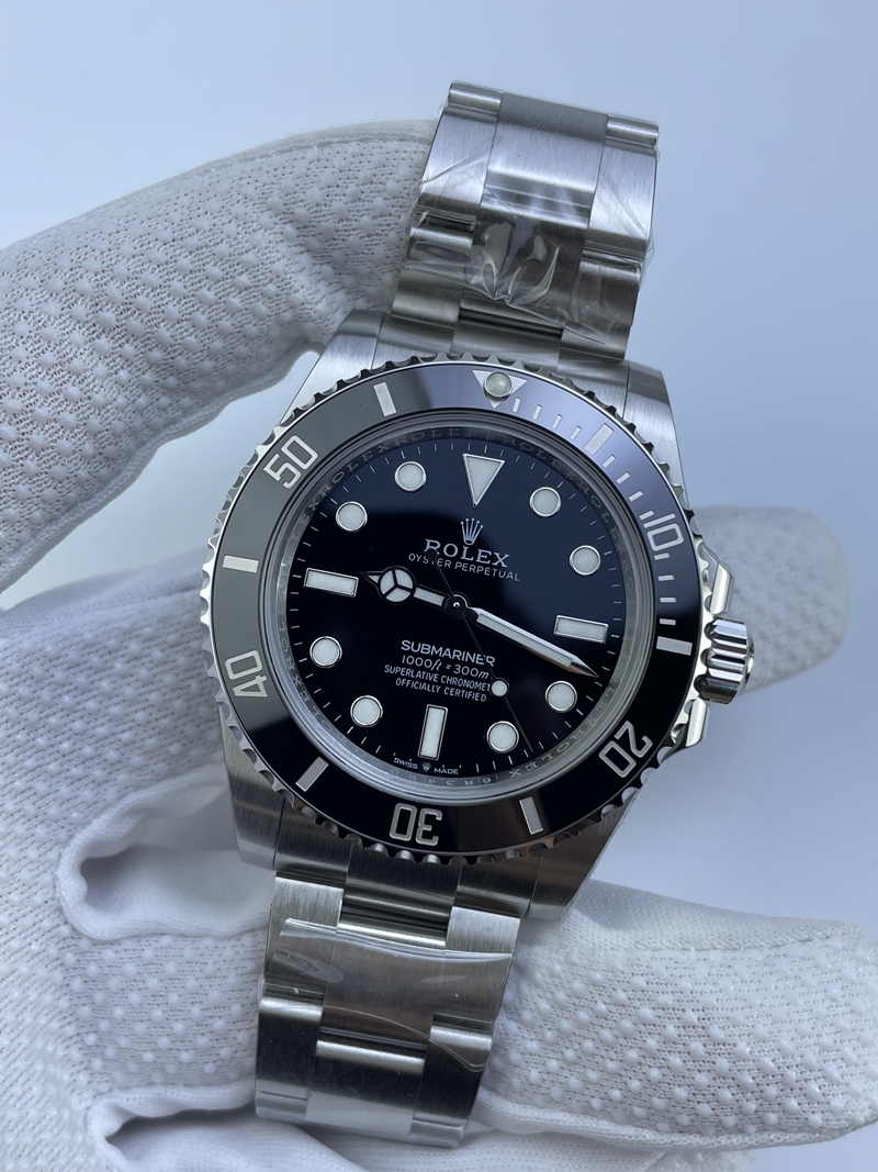 (준비완료/특급배송)NO.3340/QP공장 Submariner 41mm 124060 No Date Black Ceramic 904L Steel 3230